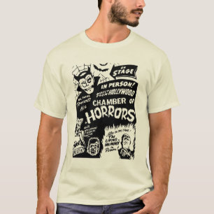 恐怖幽霊ショーポスターのShivers Chamber先生 Tシャツ