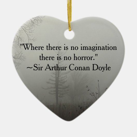 恐怖引用文のオーナメント セラミックオーナメント (正面)