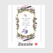 恐怖心から自由を求める数々のグラボワ シール (シート)