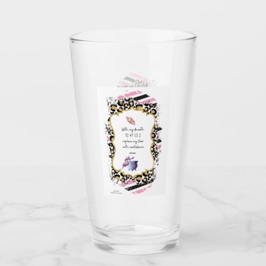 恐怖心から自由を求める数々のグラボワ タンブラーグラス (正面)