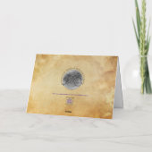 恐怖心に対する信仰の折り畳まれたグリーティングカード カード (裏面)