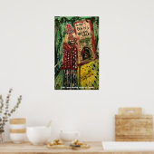 恐怖心の禁じ ポスター (キッチン)