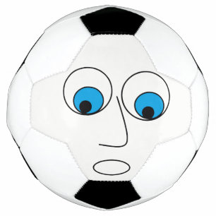 恐怖漫画顔デザインおもしろい サッカーボール