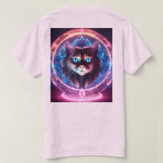 恐怖猫 Tシャツ (デザイン裏面)