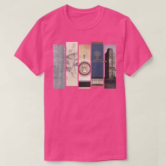 恐怖男性へと女性 Tシャツ (デザイン正面)