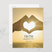 恐怖絵葉書に対する信仰 ポストカード (正面/裏面)