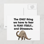 恐怖自体恐竜1 ポストカード (正面/裏面)