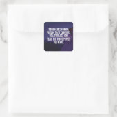 恐怖 – やる気を起こさせる スクエアシール (バッグ)