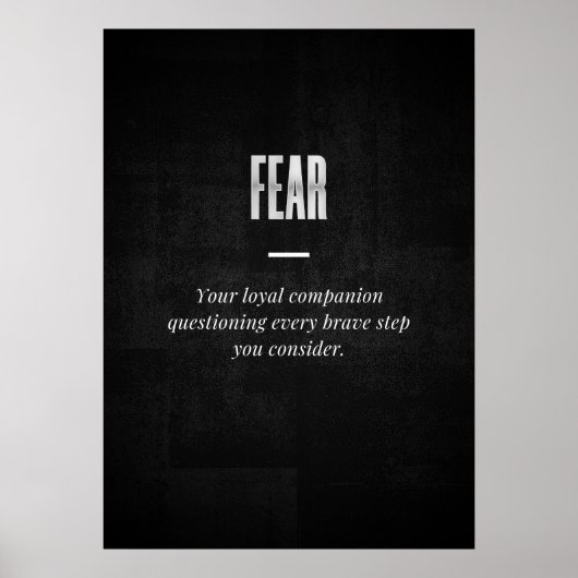 恐怖 ポスター (正面)