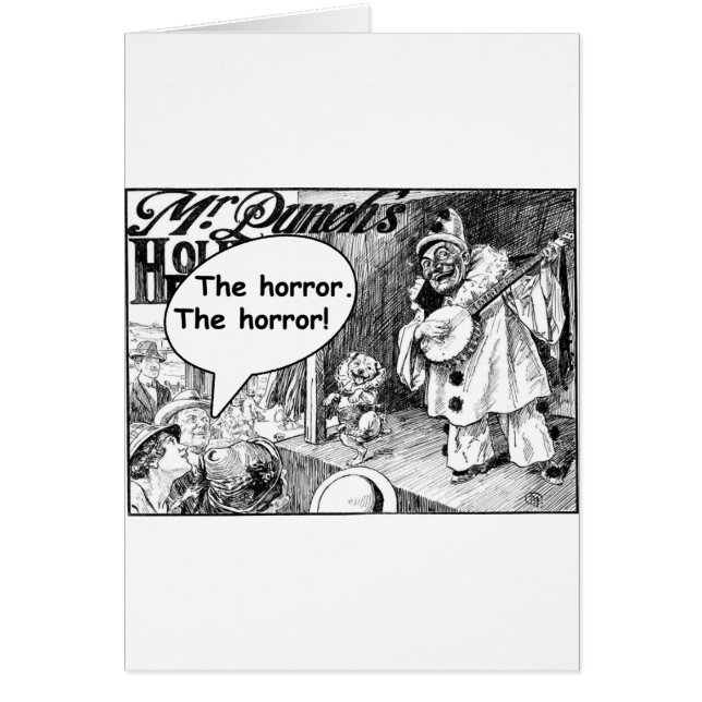 恐怖(邪悪なバンジョーのピエロ) (正面)