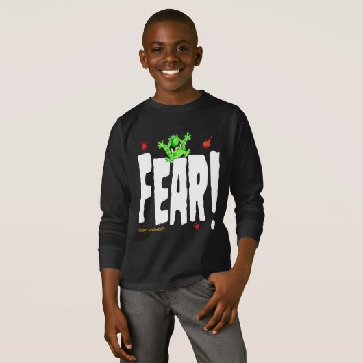 恐怖!!! Tシャツ (正面フル)