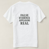 恐怖 Tシャツ (デザイン裏面)