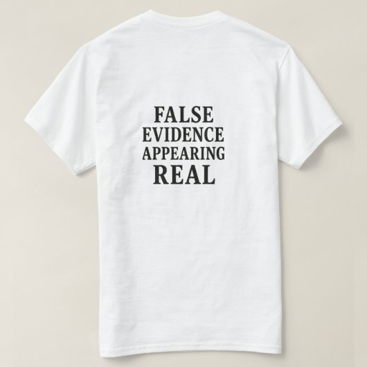 恐怖 Tシャツ (デザイン裏面)