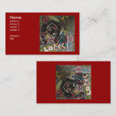 恐怖IIの禁止 名刺 (正面/裏面)