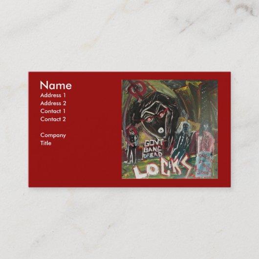 恐怖IIの禁止 名刺 (正面)