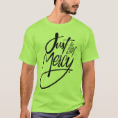 恐感動的怖に作られたキリスト教聖句 Tシャツ (正面)