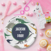 恐数々の竜紙プレート ペーパープレート (パーティー)