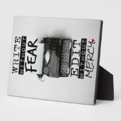 恐書れなく。「情けなく編集」。 – 写真 フォトプラーク (側面)