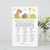 恐竜あなたの財布ゲームの赤ちゃんシャワーに何がある (スタンド正面)