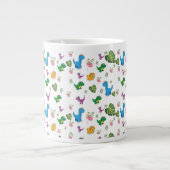 恐竜おもしろいの葉 ジャンボコーヒーマグカップ (正面)