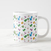 恐竜おもしろいの葉 ジャンボコーヒーマグカップ (右)