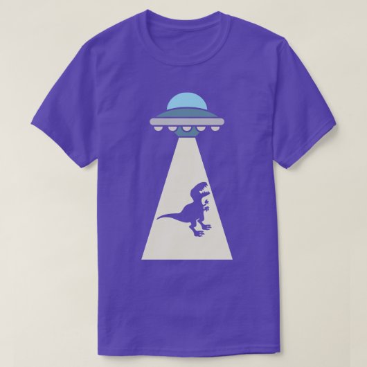 恐竜おもしろいの誘拐 Tシャツ (デザイン正面)