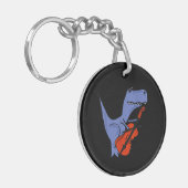 恐竜おもしろいの遊チェロ キーホルダー (正面左)