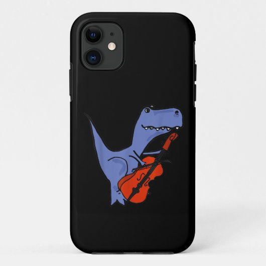恐竜おもしろいの遊チェロ Case-Mate iPhoneケース (裏面)