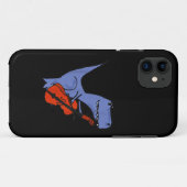 恐竜おもしろいの遊チェロ Case-Mate iPhoneケース (裏面(横))