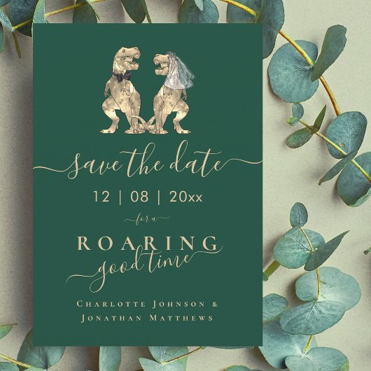 恐竜おもしろいをテーマにした結婚もの セーブザデート