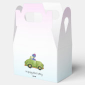 恐竜おもしろいアンティーク車B2S子供の誕生日パーティー フェイバーボックス (オープン)