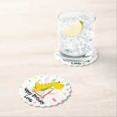 恐竜おもしろいスクーター玩具誕生日少年パーティー ペーパーコースター (インサイチュ)