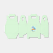 恐竜おもしろいスケートボード誕生日パーティーの少年 フェイバーボックス (折り畳みなし)