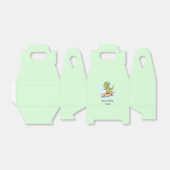 恐竜おもしろいスケートボード誕生日パーティーの少年 フェイバーボックス (折り畳みなし)