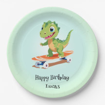 恐竜おもしろいスケートボード誕生日パーティーDIY名