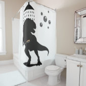 恐竜おもしろいトレックスJurassic子供用シャワーカーテン シャワーカーテン (インサイチュ)