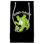 恐竜おもしろいプンダークBG スモールペーパーバッグ (正面)