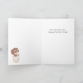 恐竜おもしろいプン父のデイカード カード (内部)