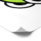 恐竜おもしろいプン ポスター (角)