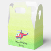 恐竜おもしろいヘリコプター誕生日パーティーDIY名 フェイバーボックス (オープン)