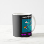 恐竜おもしろい小惑星すべて素晴らし コーヒーマグカップ (正面右)