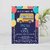 恐竜おもしろい新学期バスボーイ誕生日 セーブザデート (スタンド正面)