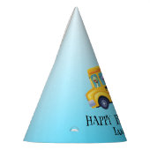 恐竜おもしろい新学期バスボーイ誕生日 パーティーハット (左)