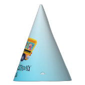 恐竜おもしろい新学期バスボーイ誕生日 パーティーハット (右)