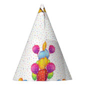 恐竜おもしろい新学期バスボーイ誕生日 パーティーハット (裏面)