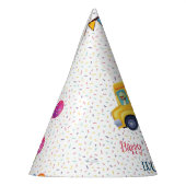 恐竜おもしろい新学期バスボーイ誕生日 パーティーハット (左)