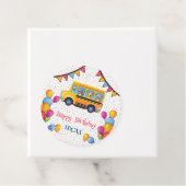 恐竜おもしろい新学期バスボーイ誕生日 フェイバータグ (インサイチュ)