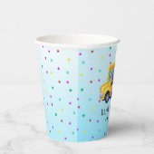 恐竜おもしろい新学期バスボーイ誕生日 紙コップ (右)