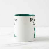 恐竜おもしろい果汁マグ ツートーンマグカップ (中央)