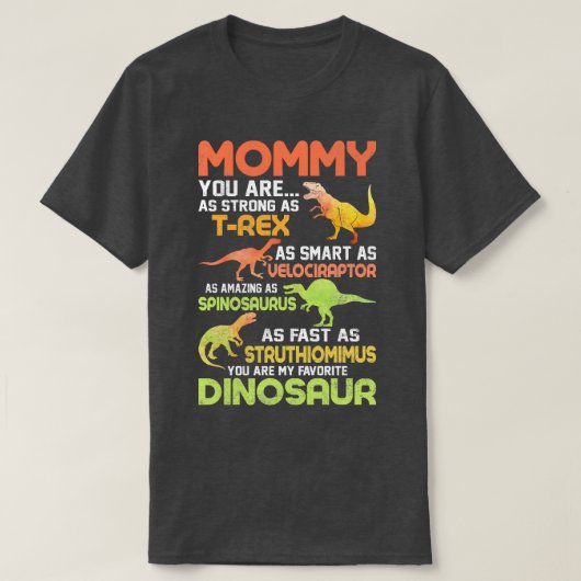 恐竜おもしろい母親動揺してスタイルマザーズDay Gi Tシャツ (デザイン正面)